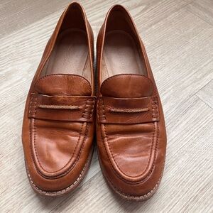 Madewell Brown Leather Loafers 8